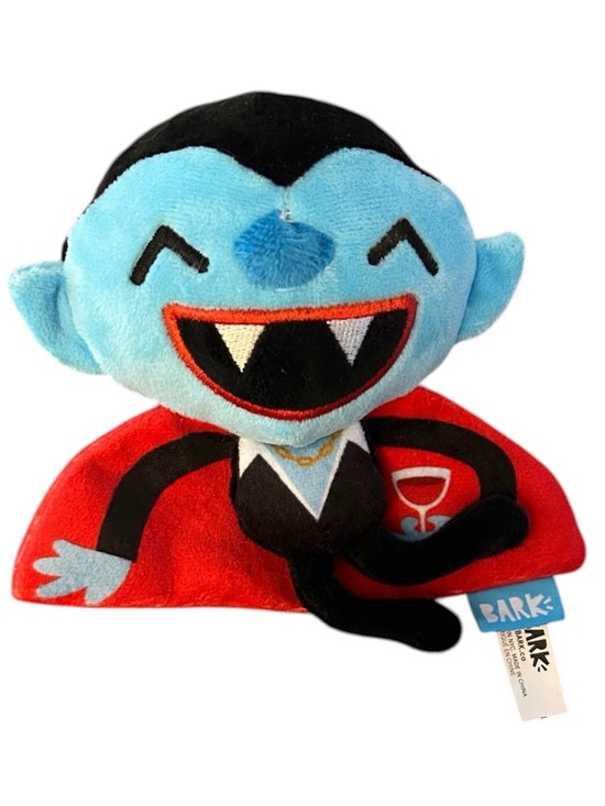Bark Other - Bark Count Droolcula plush dog toy from Barkbox Halloween dog toy